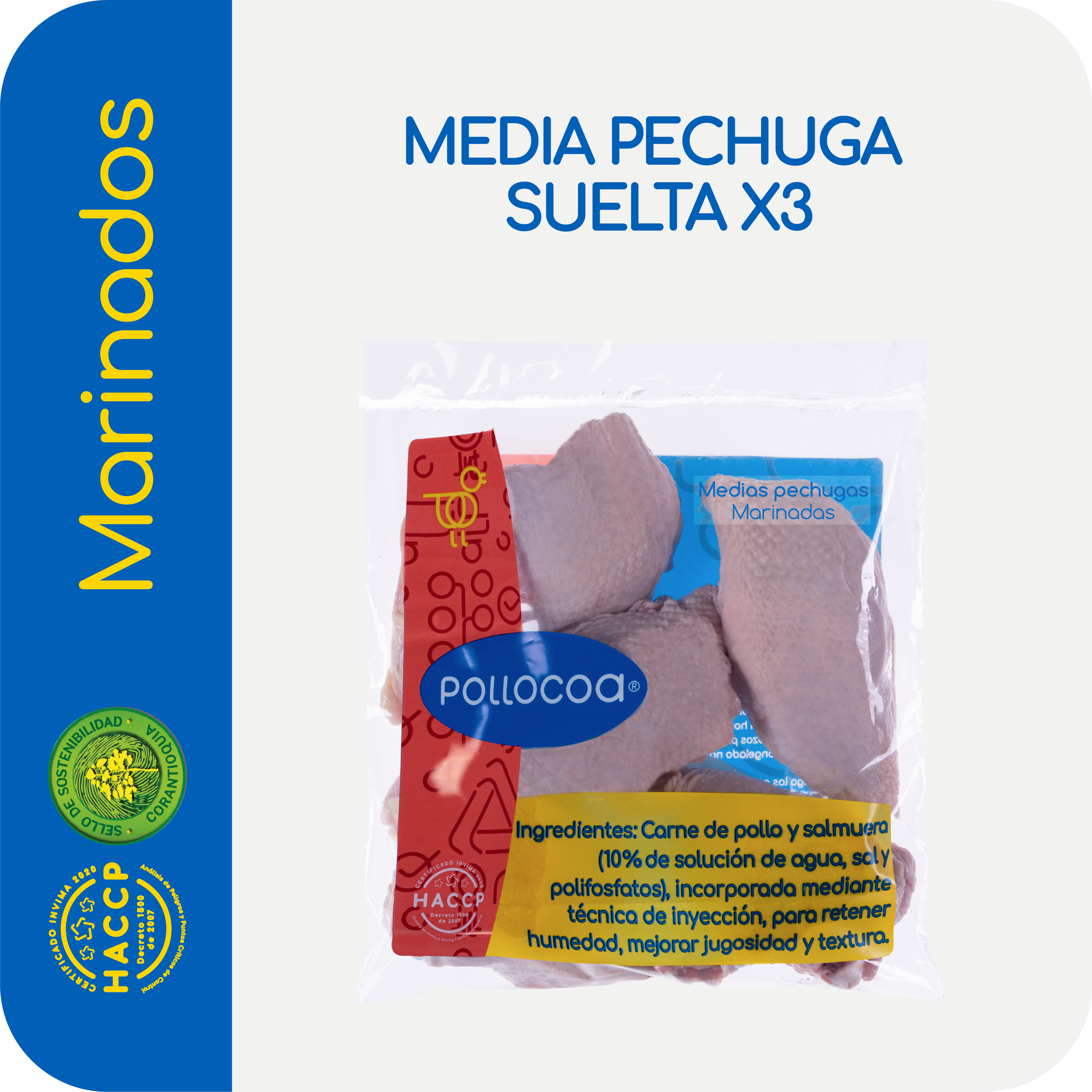 MEDIA PECHUGA PRESA SUELTA X 3